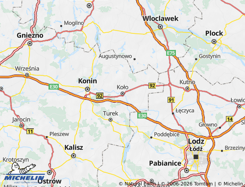 Kaart MICHELIN Kolo (District) - ViaMichelin