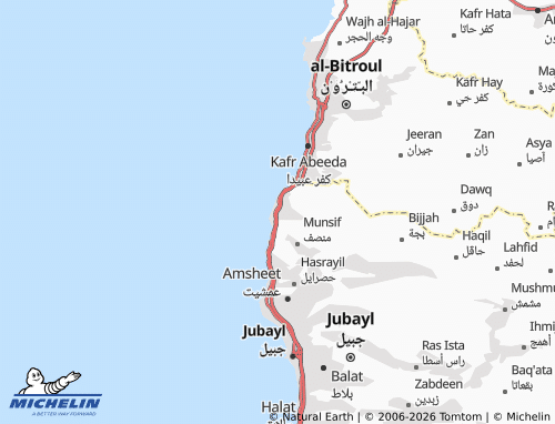 Mapa MICHELIN al-Barbarah - ViaMichelin