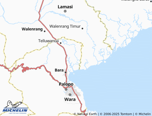 MICHELIN Salubattang map - ViaMichelin
