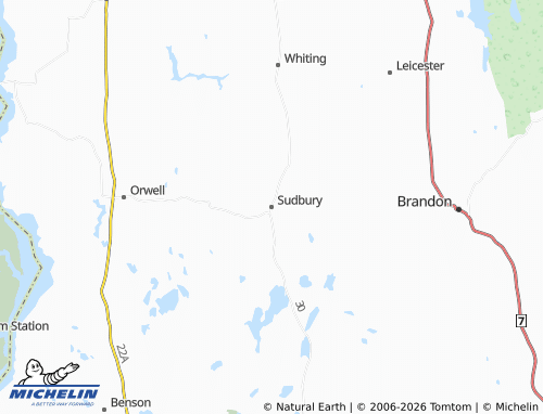 Carte MICHELIN Sudbury - ViaMichelin