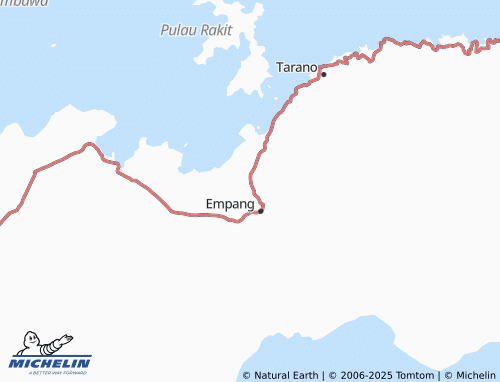 MICHELIN Bunga Eja map - ViaMichelin