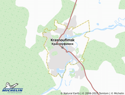 MICHELIN Krasnoufimsk map - ViaMichelin