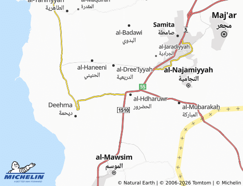 Carte MICHELIN al-Wasit - ViaMichelin
