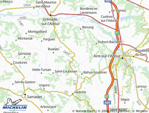 MICHELIN Barraque map - ViaMichelin