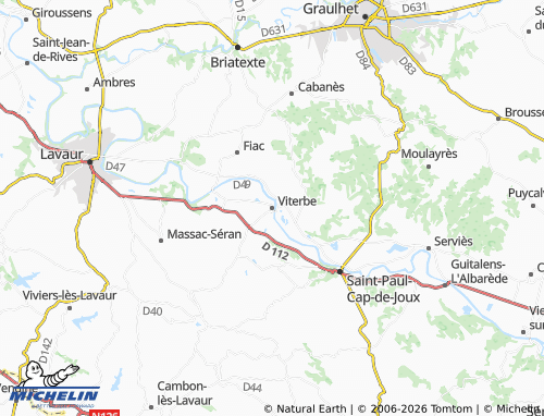 Mapa MICHELIN Viterbe - ViaMichelin