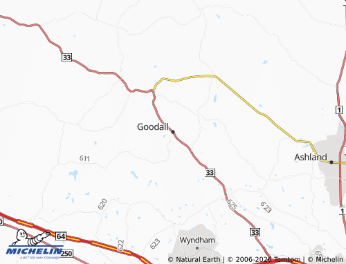 Mapa MICHELIN Goodall - ViaMichelin