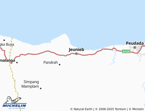 MICHELIN Cot Geulumpang Baroh map - ViaMichelin