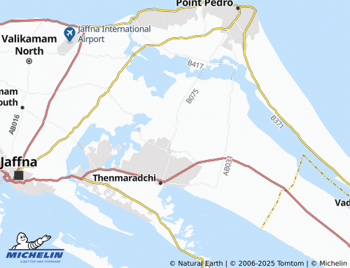MICHELIN Sarasalai North map - ViaMichelin