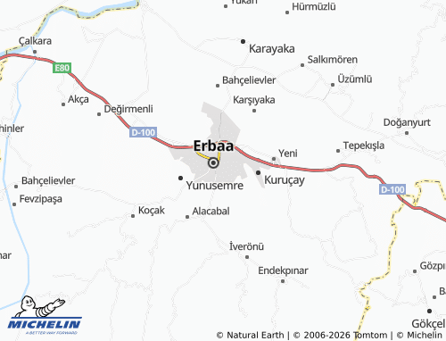 MICHELIN Gündoğdu map - ViaMichelin