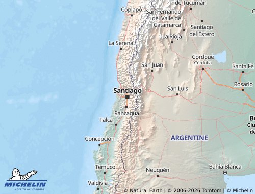 MICHELIN-Landkarte Chile - ViaMichelin
