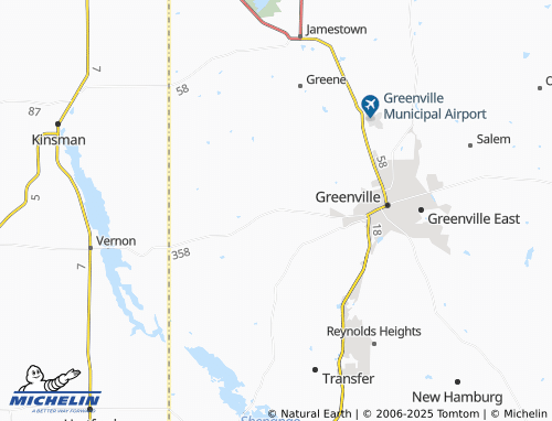 MICHELIN Maysville map - ViaMichelin