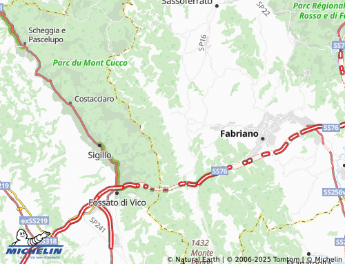 MICHELIN Cupo map - ViaMichelin