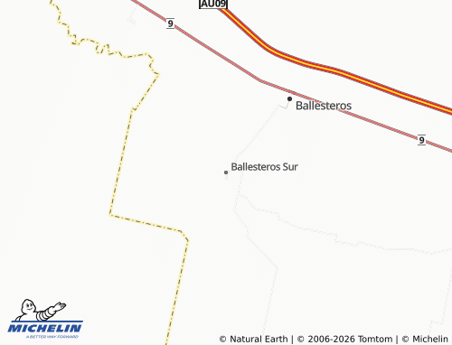 Mappa MICHELIN Ballesteros Sur - ViaMichelin