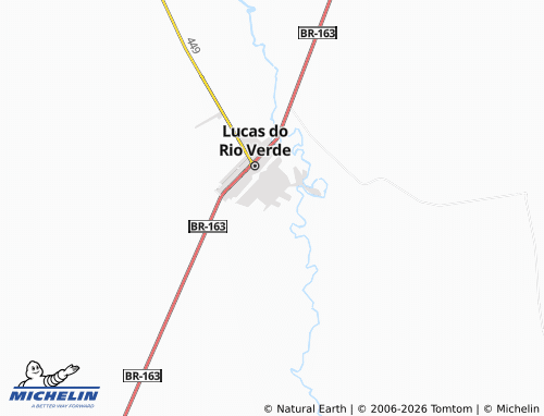 Mapa MICHELIN Cerrado - ViaMichelin