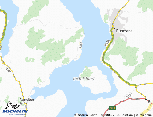 Kaart MICHELIN Rathmullan - ViaMichelin