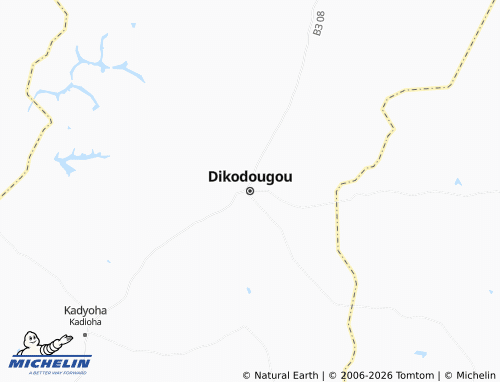 Mapa MICHELIN Dikodougou - ViaMichelin