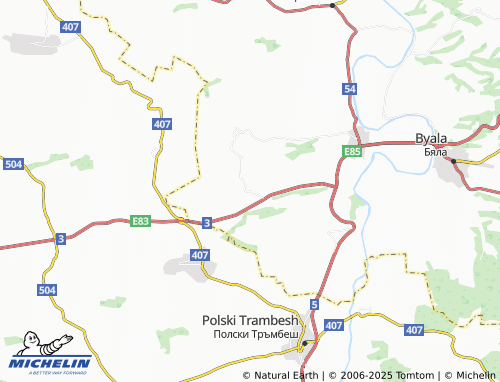 MICHELIN Peychinovo map - ViaMichelin