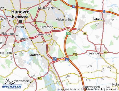 MICHELIN Wülferode map - ViaMichelin