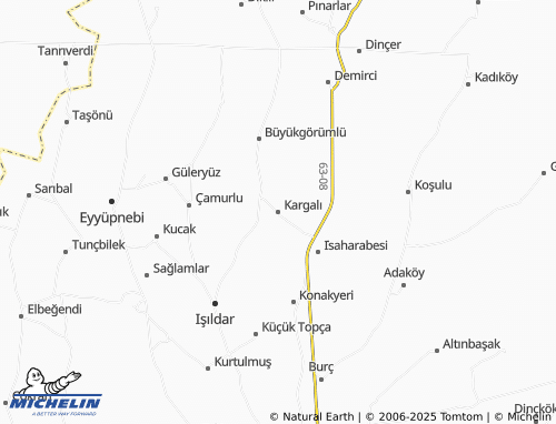 MICHELIN-Landkarte Kargalı - ViaMichelin