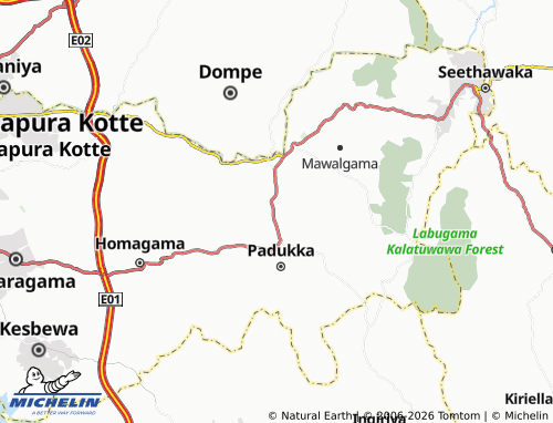 Mappa MICHELIN Kudakanda - ViaMichelin
