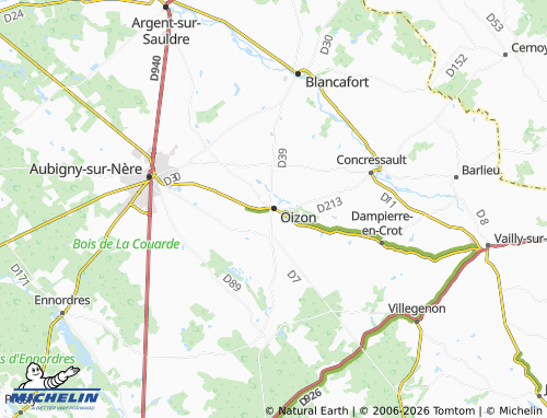 Mappa MICHELIN Oizon - ViaMichelin