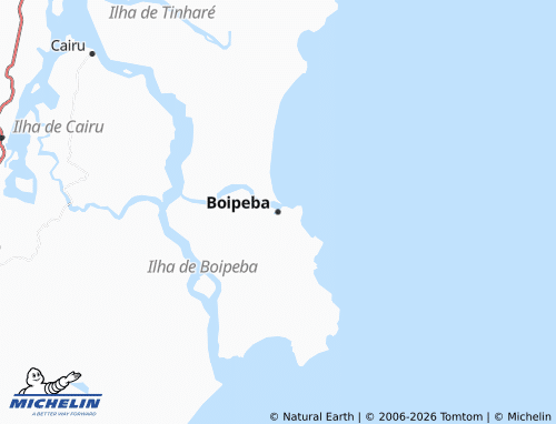 Mapa MICHELIN Boipeba - ViaMichelin