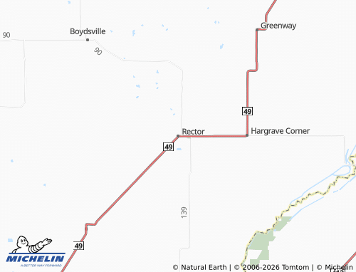 Mappa MICHELIN Rector - ViaMichelin