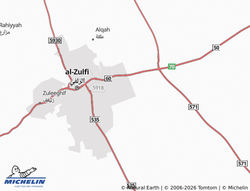 MICHELIN Al Naql map - ViaMichelin