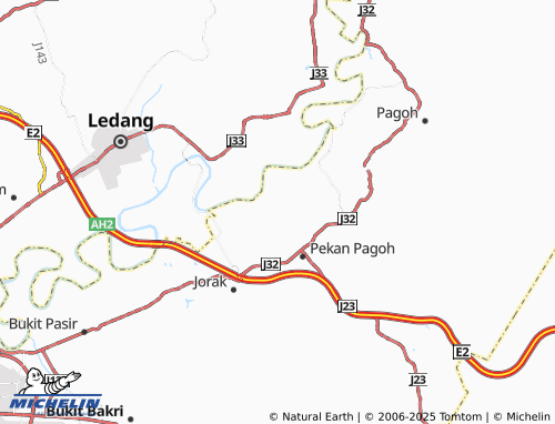 MICHELIN-Landkarte Kampung Tanggul Aur - ViaMichelin