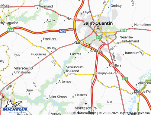 MICHELIN-Landkarte Castres - ViaMichelin