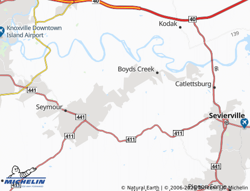 Mapa MICHELIN Oak City - ViaMichelin