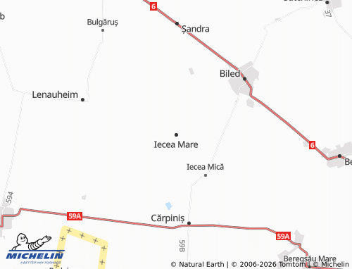 MICHELIN-Landkarte Gross-Jetscha - ViaMichelin