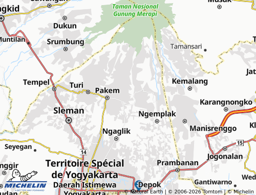 Mappa MICHELIN Pakem Binangun - ViaMichelin