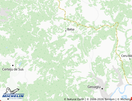 Mapa MICHELIN Stăuini - ViaMichelin