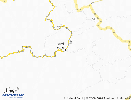 Mapa MICHELIN Berd - ViaMichelin