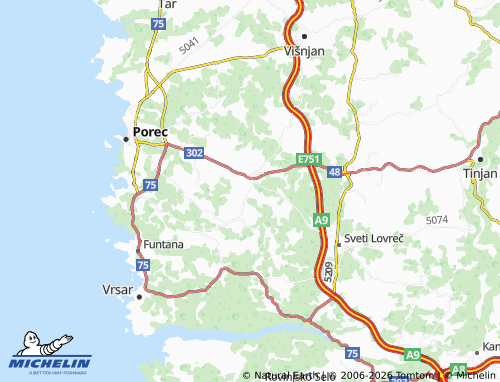 MICHELIN-Landkarte Radmani - ViaMichelin