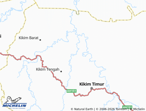 MICHELIN-Landkarte Muara Lingsing - ViaMichelin