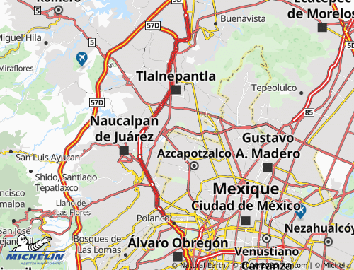 Mapa MICHELIN El Rosario Croc VIII - ViaMichelin