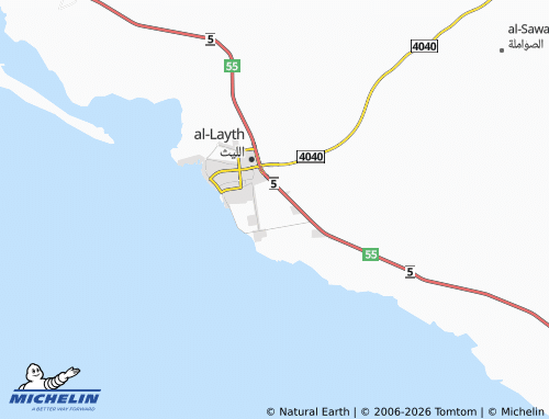 Mapa MICHELIN Raqm 4 - ViaMichelin
