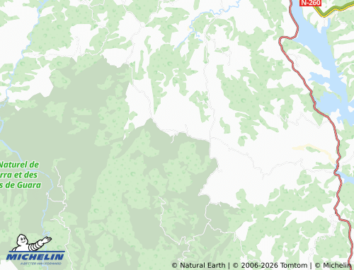 MICHELIN Paúles de Sarsa map - ViaMichelin