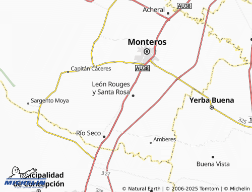 Carte MICHELIN Pueblo Independencia - ViaMichelin