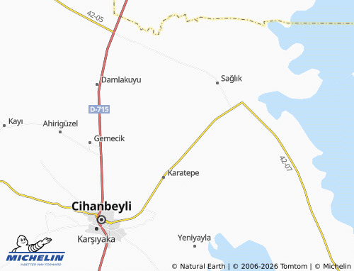 MICHELIN Üzerliktepe map - ViaMichelin