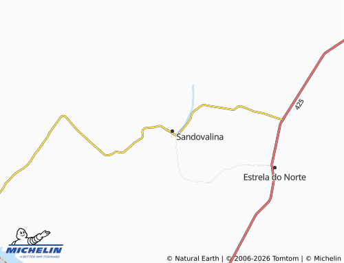 Mapa MICHELIN Sandovalina - ViaMichelin