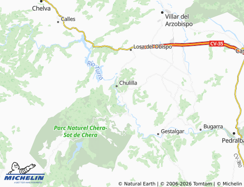 MICHELIN Balsa map - ViaMichelin