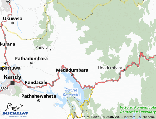 Mappa MICHELIN Makuldeniya - ViaMichelin