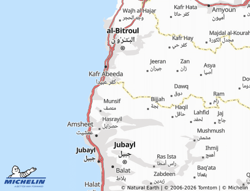 Kaart MICHELIN Ma'ad - ViaMichelin