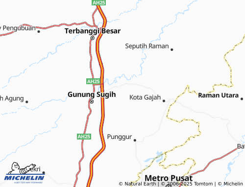 MICHELIN Buyut Udik map - ViaMichelin