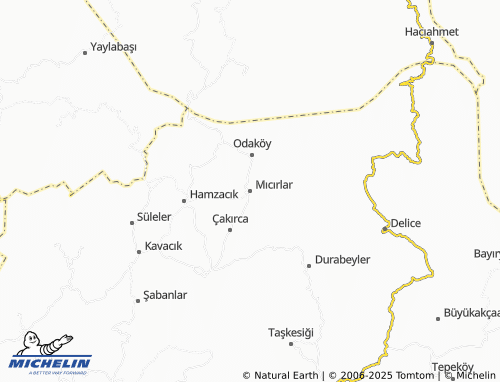 MICHELIN-Landkarte Mıcırlar - ViaMichelin