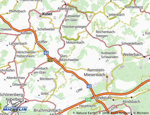 MICHELIN Reuschbach map - ViaMichelin