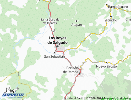 MICHELIN Los Manatiales map - ViaMichelin